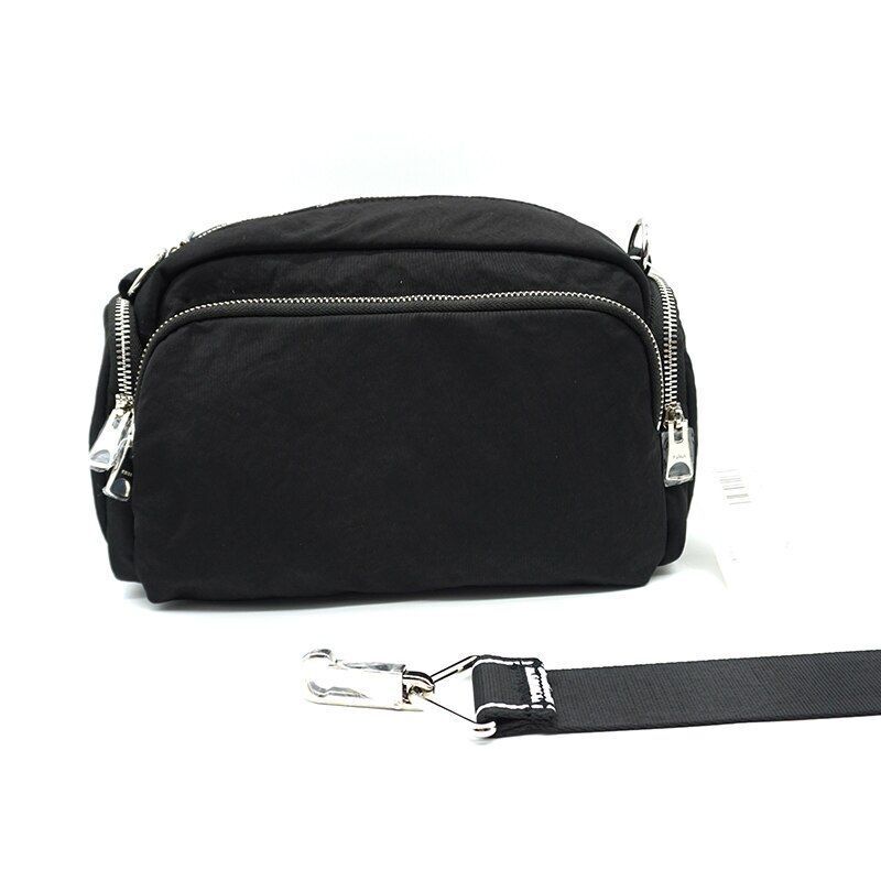 Nylon Medium Size Messenger Bag Fashion Shoulder Bag Purse Grey/Blue/Black/White