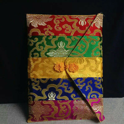 Five Color Scripture Bag Tibetan Style Bag Scripture Bag Magic Treasure Bag L