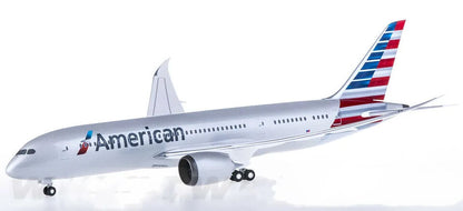 1:200 28CM Hogan American BOEING 787-8 Passenger Airplane ABS Plastic Model