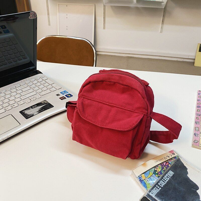 Canvas Messenger Bag Women Nylon Crossbody Bag Mini Handbags Summer Shoulder Bag