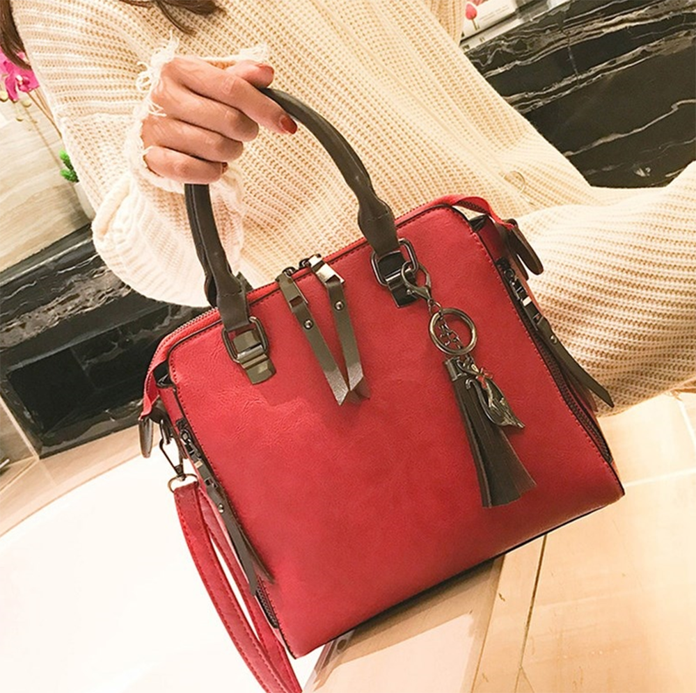Fashion Women Handbags Shoulder Bag Messenger Crossbody Purse Faux Leather