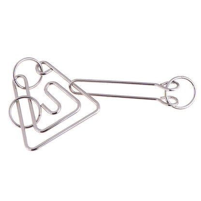 Classic Challenging Metal Wire Puzzle Brain Teaser Game for Adults Kids-ca