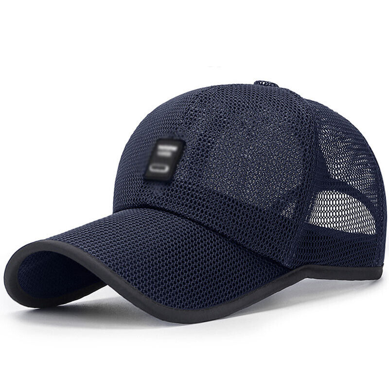 Summer Snapback Quick Dry Mesh Baseball Cap Outdoor Sun Golf Breathable Hat NEW