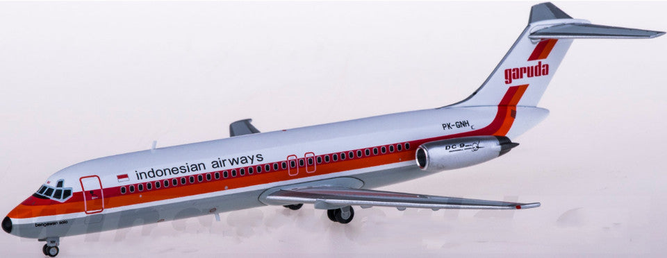 1:200 Herpa Garuda Indonesia McDonnell Douglas DC-9-30 Airplane Diecast Model