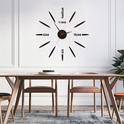 DIY Wall Clocks Creative Acrylic Punch-Free Luminous Living Room Home Decor 16in