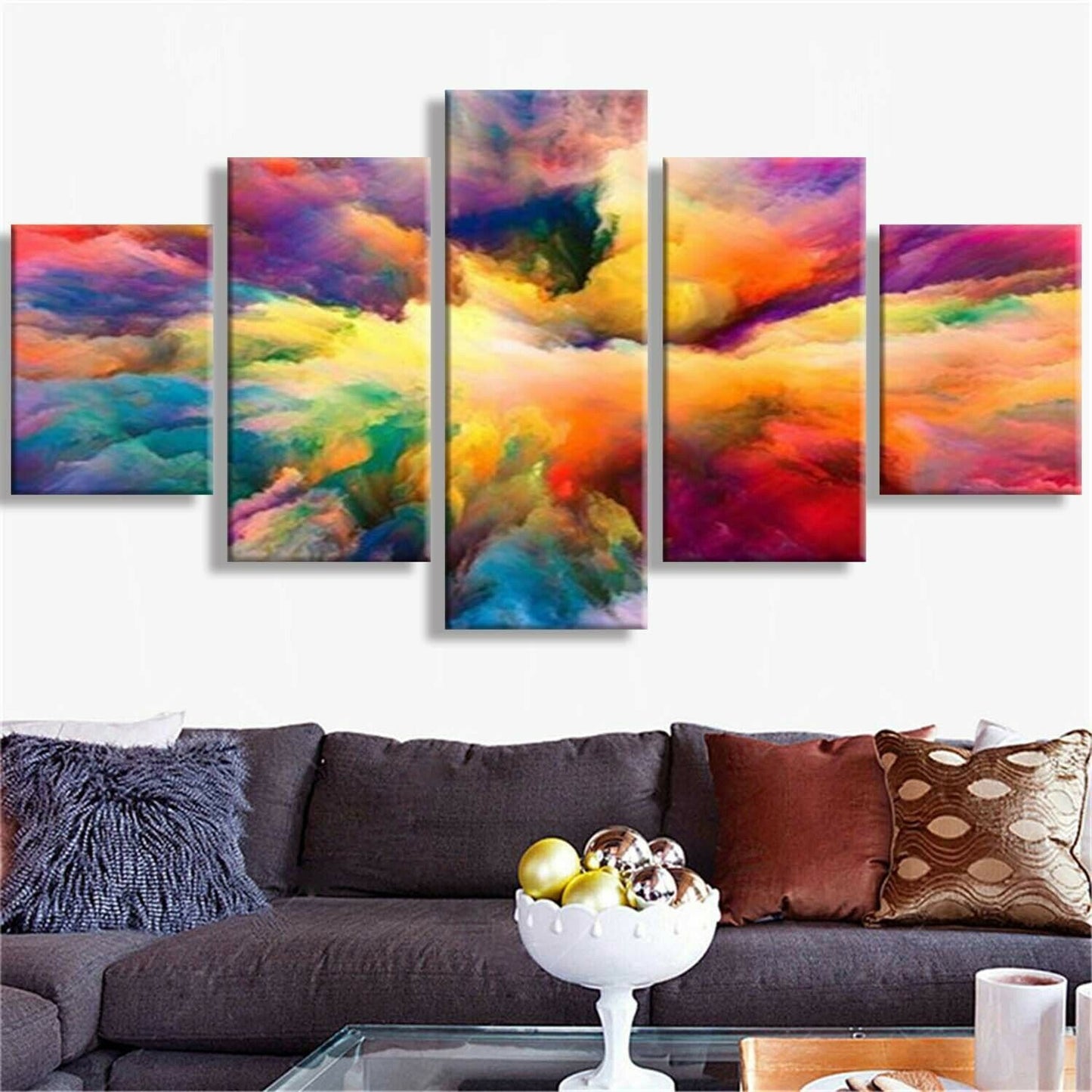 Abstract Art 5 P HD Print Canvas Wall Art for Living Room Home Decor Unframed
