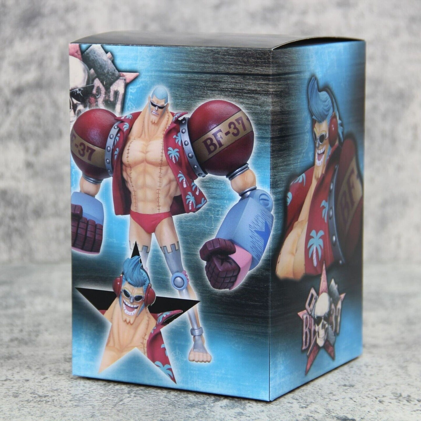 Anime One Piece Franky Frankie PVC Action Figure Model Toy Statue GK CUTTY·FLAMn