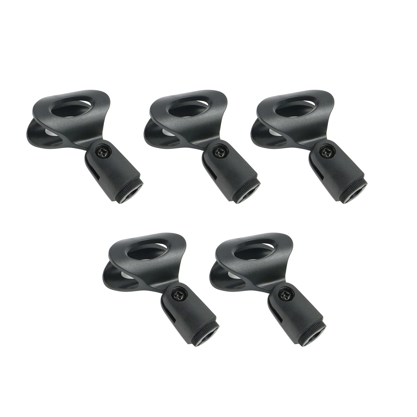 5PCS Universal Microphone Clips Clamp Holder Kit For Wired / Wireless Mic Stand