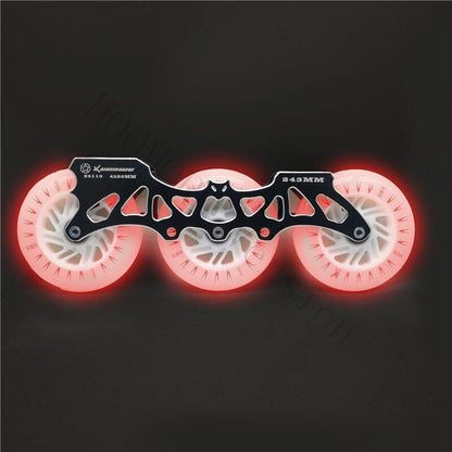 Frame Wheel Bearing 3*110mm Inline Speed Skating Frame Ultralight Alloy Base 85A