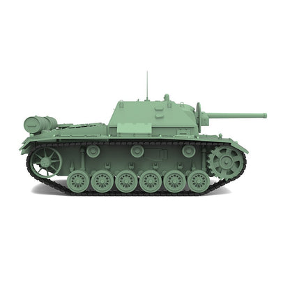 SSMODEL SS72610 1/72 25mm Military Model Kit Soviet SU-76I Tank Destroyer