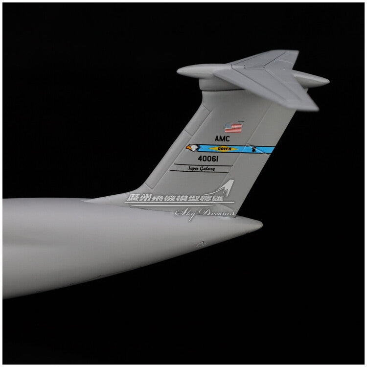 1:400 GeminiJets USAF Lockheed C-5 Aircraft Diecast Military Airplane Model