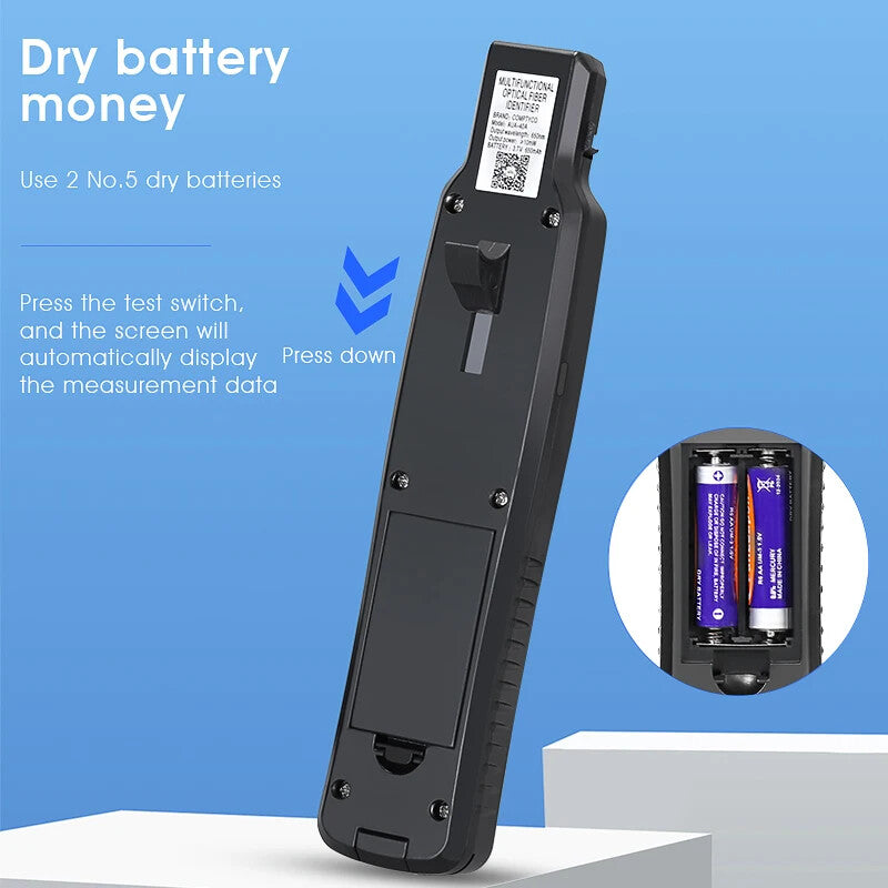 AUA-40A Fiber Optic Identifier Live with Built in 10mw Visual Fault Locator