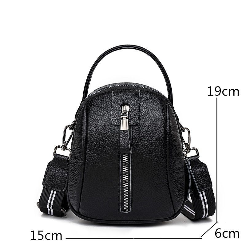 Genuine Leather Handbag High Quality Cowhide Shoulder Messenger Small Totes Bags