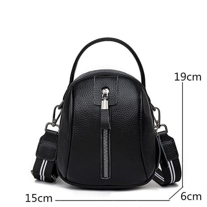 Genuine Leather Handbag High Quality Cowhide Shoulder Messenger Small Totes Bags