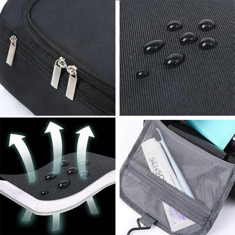 Polyester Business Storage Bag Toiletries Organizer Travel Cosmetic Waterproof