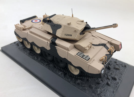 WWII TUNISIA CRUISER TANK MK VI CRUSADER MK III A15 1/43 DIECAST MODEL TANK