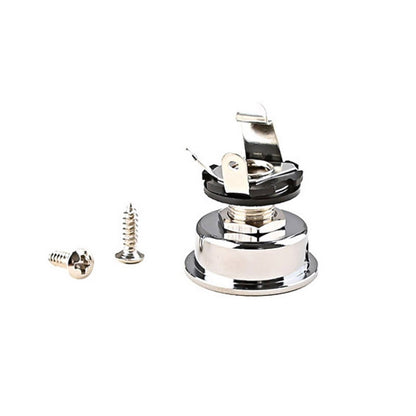 Socket Jack Plate Holder w/ 2 Screws For TL Electric Guitar Replacement Parts