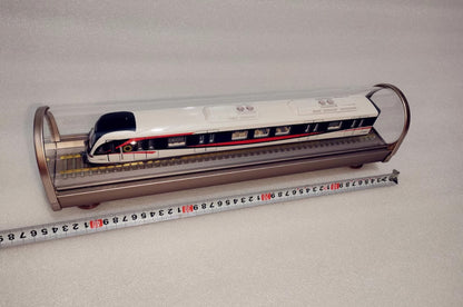 1:68 43CM Chengdu Metro Line 18 Passenger Car Trains Vehicle Diecast Model