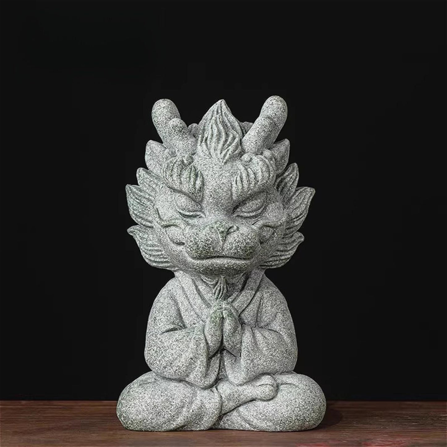 Green Sand Stone Tea Pet Tea Play 10cm 3.9in Kung Fu Tea Tray Decoration
