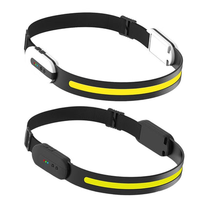 Led Induction Headlamp Cob Headlight Flashlight Bluetoothcompatible Rechargeable