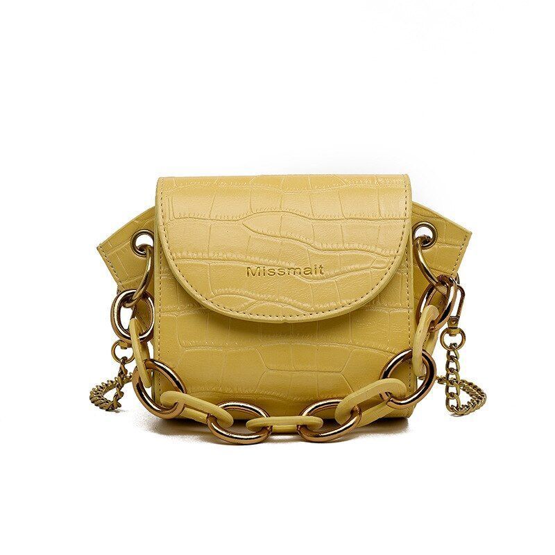 Mini Bag Women Bag Versatile Small Bag Crossbody Bag Chain Wing Bag Tide Leather