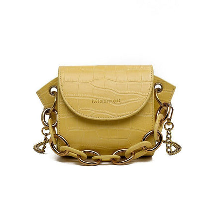 Mini Bag Women Bag Versatile Small Bag Crossbody Bag Chain Wing Bag Tide Leather