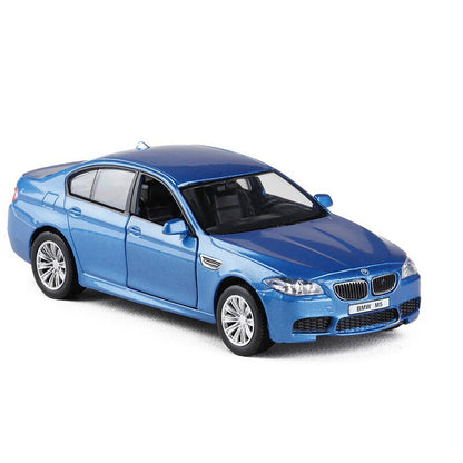 1/36 BMW M5 Model Car Metal Diecast Toy Vehicle Toys for Boys Kids Gifts Blue