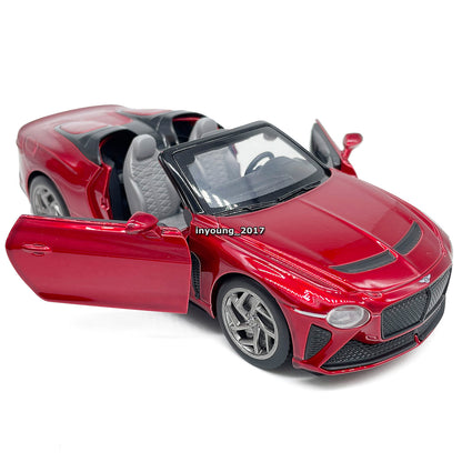 1/32 Bentley Mulliner Bacalar Model Car Diecast Toy Cars Toys for Boys Kids Red