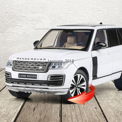 1/32 Land Rover Range Rover Model Car Diecast Toy Cars Boys Toys Kids Gift White