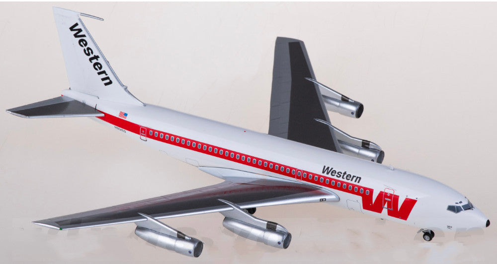 1:200 AeroClassics Western Airlines Boeing 720 Passenger Airplane Diecast Model