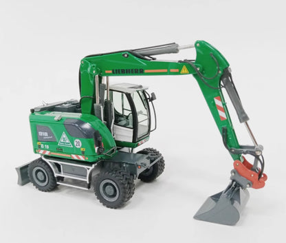1:50 NZG LIEBHERR A918 Wheeled Excavator Gebr.Kutsch Machine Diecast Model
