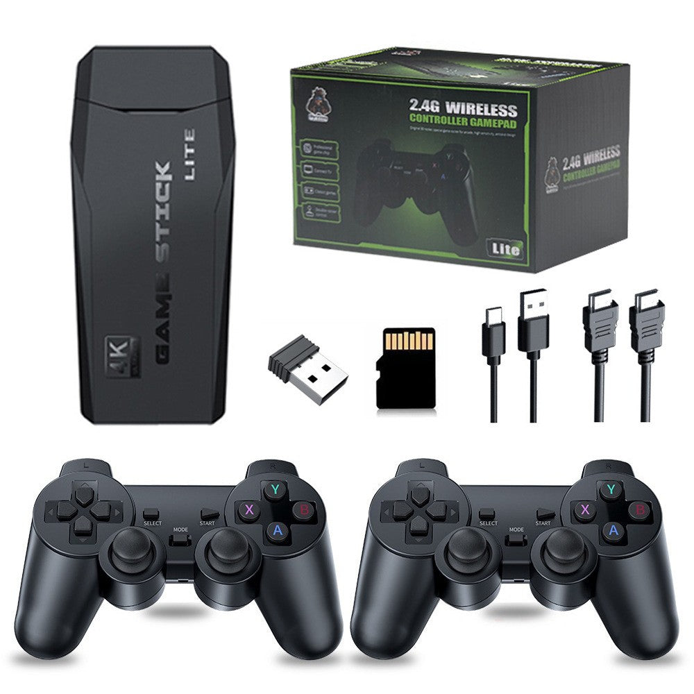 GD10 Plus Game Stick Console 58,000 Games 4K HD Dual Wireless Controller N6