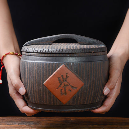 Sealed Tea Jar With Lid Real Yixing Zisha Duan Clay Canister For Loose Tea China