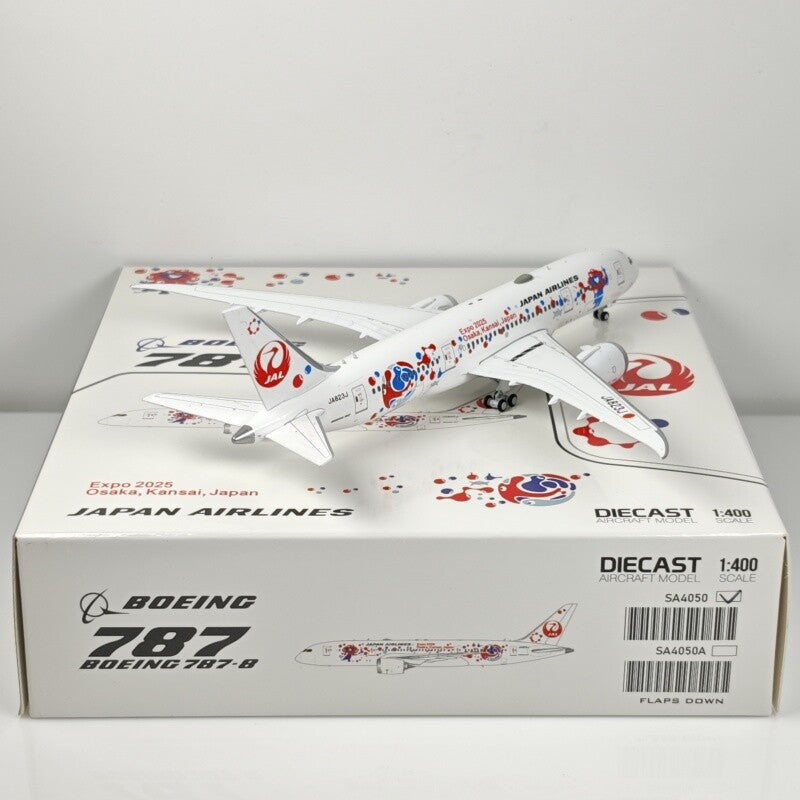 1:400 JC Wings Japan Airlines Boeing 787-8 Airplane Diecast Aircraft Plane Model