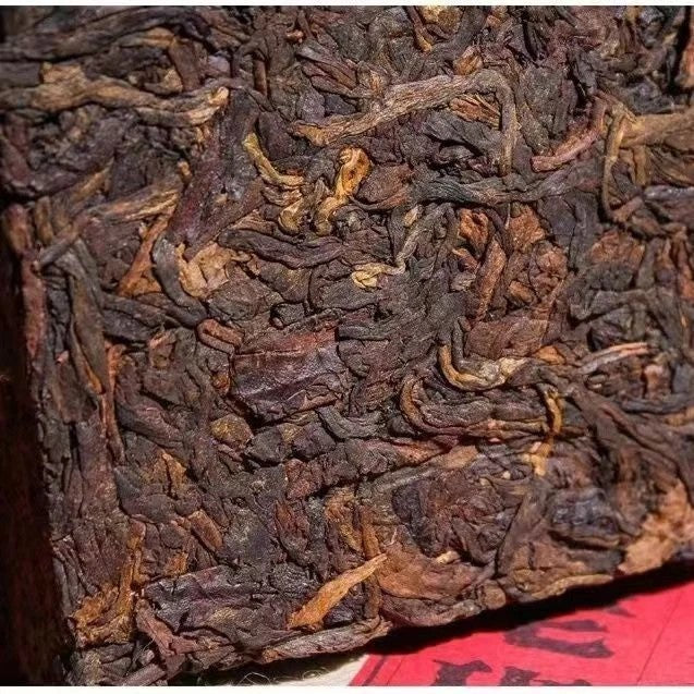 250g MengHai Puer Ripe Pu'Er Tea Brick Cooked BuLangShan Jujube fragrance tea