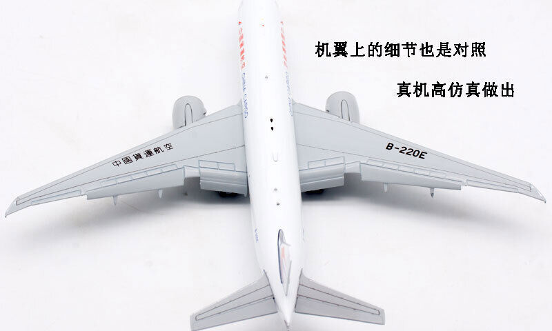 1:400 JC Wings CHINA CARGO BOEING 777-200LRF Aircraft Diecast Flap Down Model