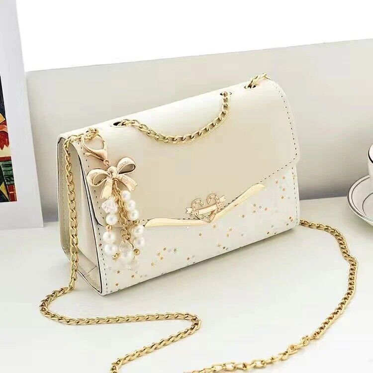 Women PU Leather Designer Crossbody Bags Fashion Shoulder Female Retro Chain Bag