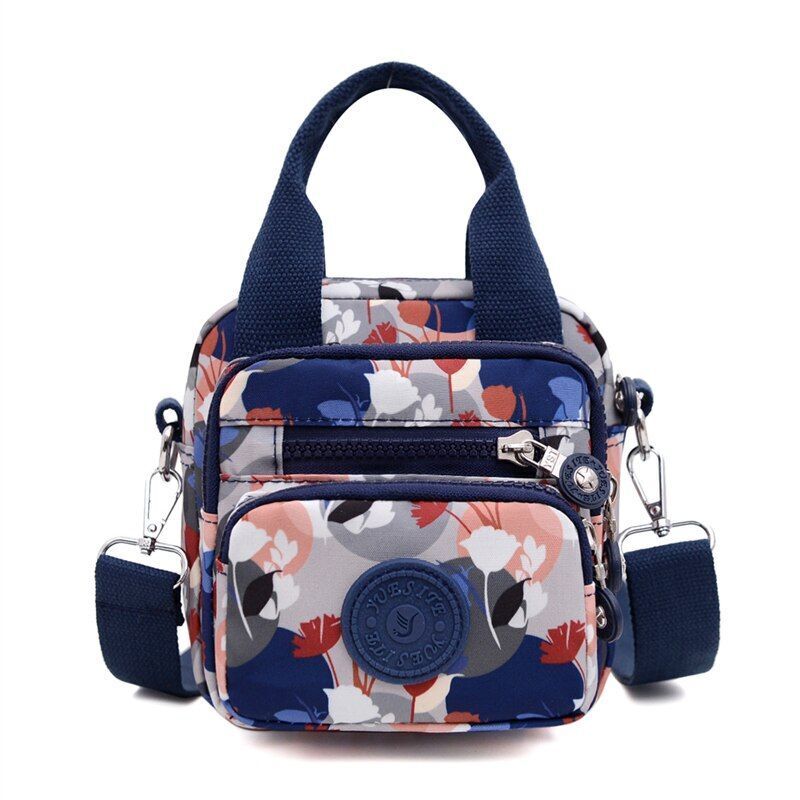 Ladies Shoulder Bag Shoulder Nylon Portable Large Travelling Purses 15*16*15 CM