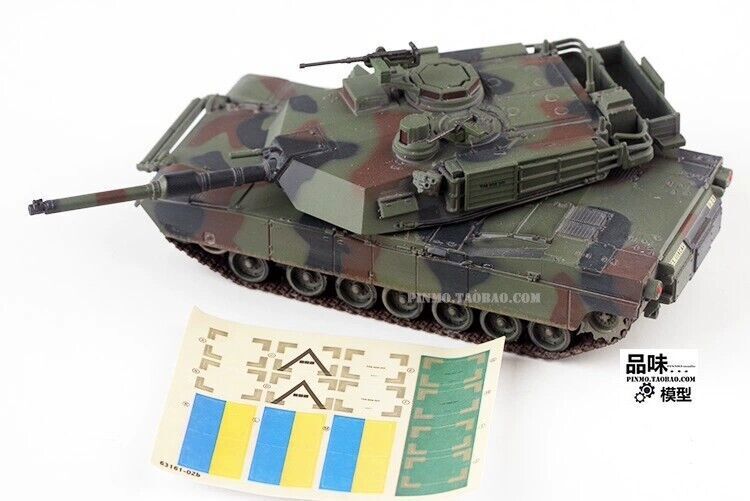 1/72 Scale Us M1a2 Sep Abrams Tank Nato Tricolor Finished Military Model