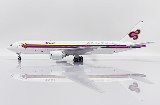 1:200 JC Wings Thai Airways Boeing 777-200 Passenger Airplane Diecast Model