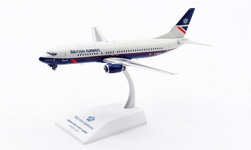 1:200 JC Wings BRITISH AIRWAYS BOEING 737-400 Passenger Airplane Diecast Model