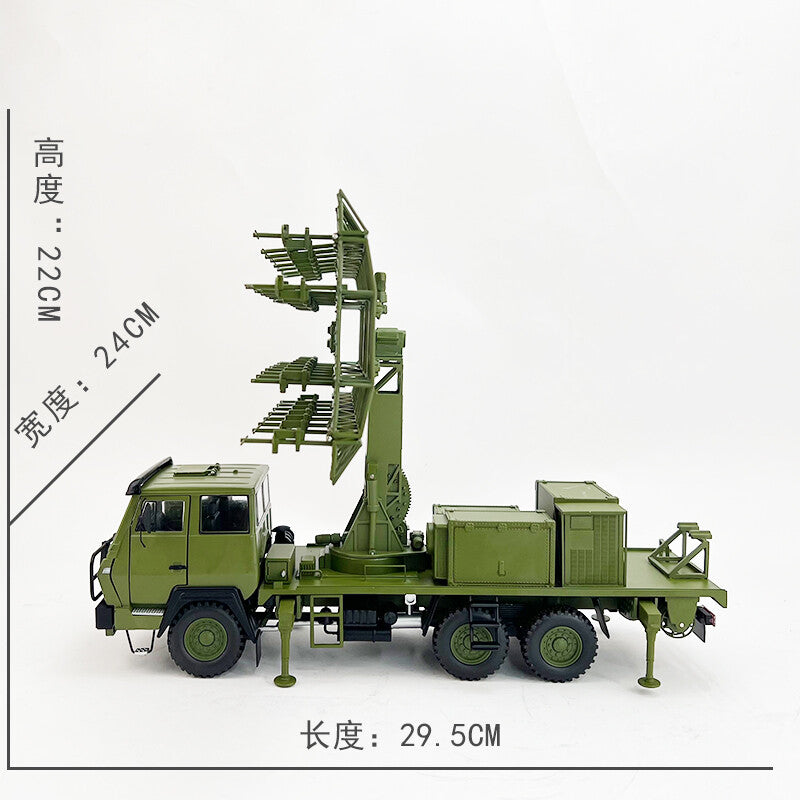 1:30 China 04E Type Flatbed Anti-Aircraft Radar Vehicle Simulation Alloy Model