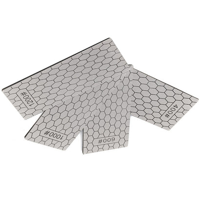 4PCS/Set 400 600 1000 1200 Grit Diamond Kitchen Knives Sharpening Plate