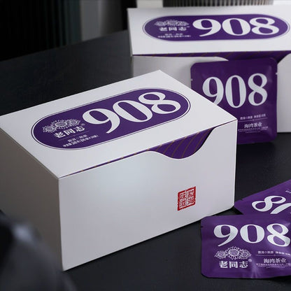 240g Pu'er Tea 908 Ripe Tea 2026 Boxed Bagged Tea 30 Bags 8g Single Pack