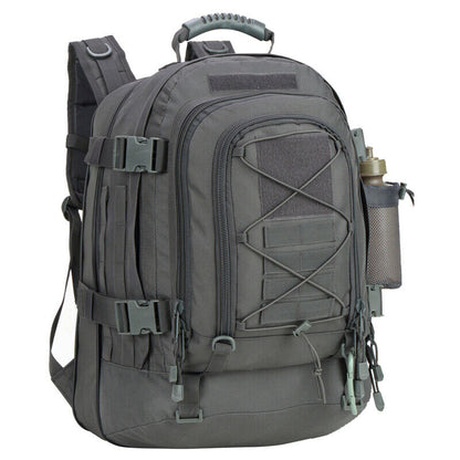 Großer militärischer taktischer Rucksack Outdoor erweiterbar Reise Wandertasche-