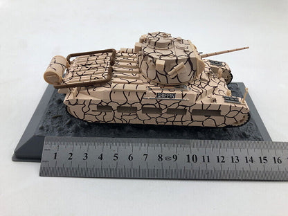 1/43 British Vickers Mk.II Infantry Military Tank1942 Malta Alloy Model Finished