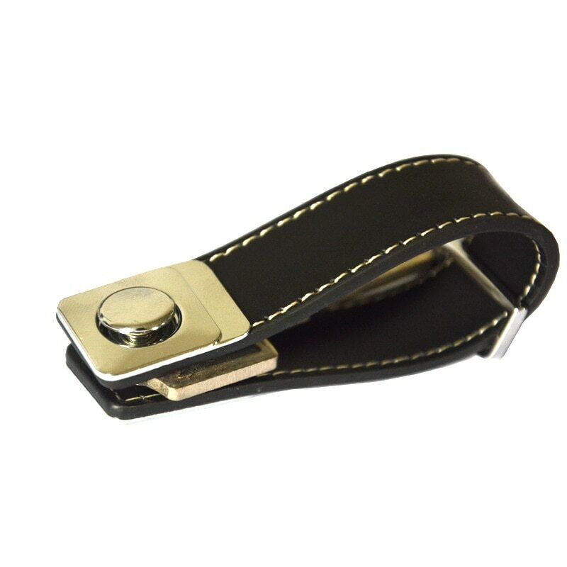 Genuine Leather Keychain Creative Bottle Opener Key Clip Metallic Wallet Keyring