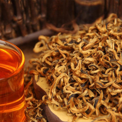 100g 2022/2023 Yunnan Dian Hong Premium Honey Golden Bud DianHong Black Tea