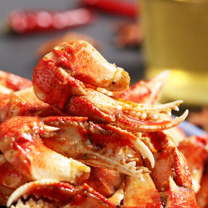 Delicious Spicy Crab - Legs Snack, Snacks Spicy Crab Claws, Small Seafood Cans.