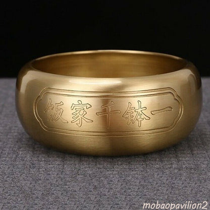12.5cm New Copper Buddhism Temple Alms Bowl Monk Beg Alms Bowl Buddha Meditation